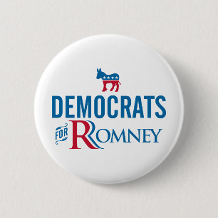 Democrats 2 Inch Round Button