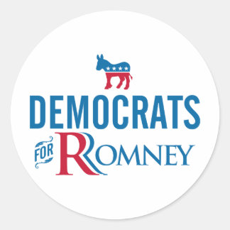 Democrats Classic Round Sticker