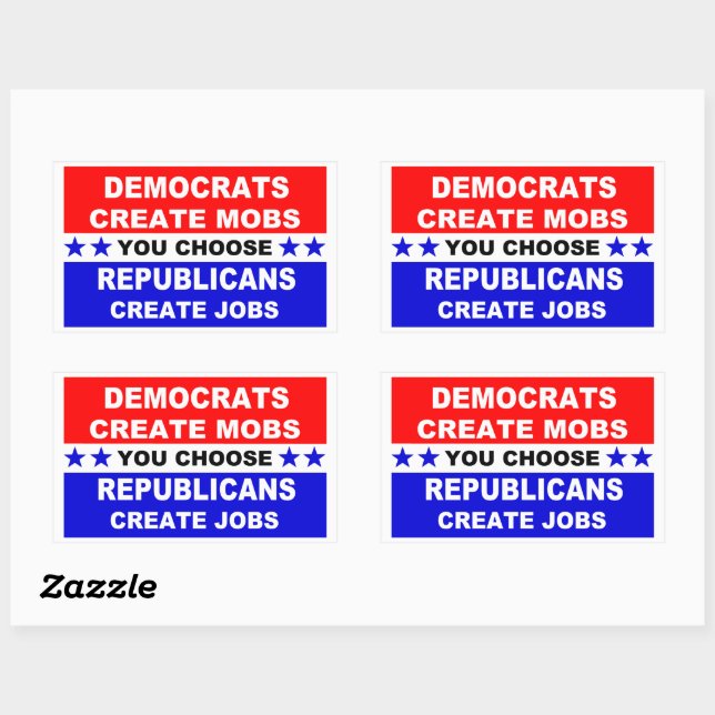 Democrats Create Mobs Sticker (Sheet)