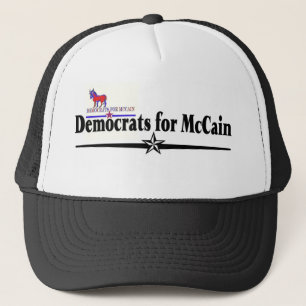 DEMOCRATS FOR MCCAIN TRUCKER HAT