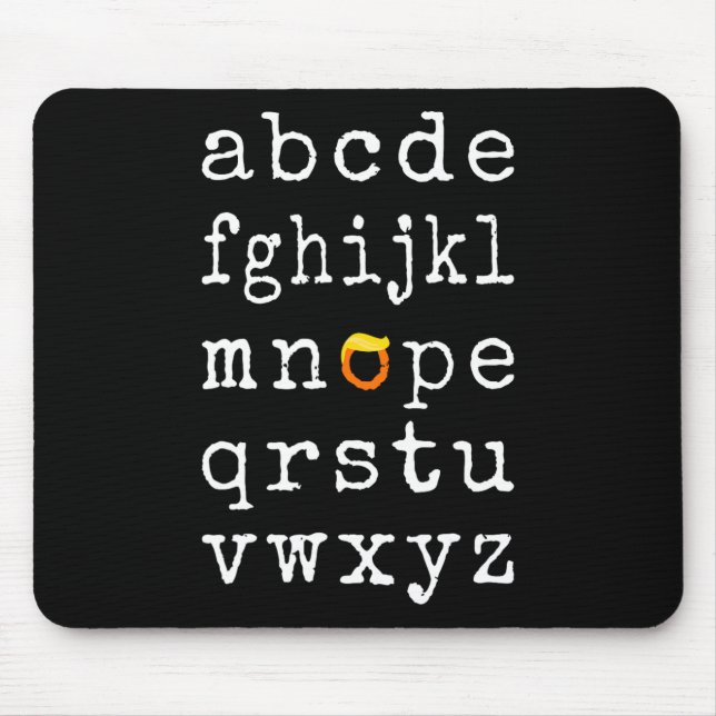 Democrats Funny Wig Trump Elections Anti-trump  Mouse Pad (Front)