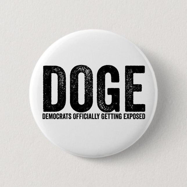 Democrats Officially Getting Exposed 2 Inch Round Button (Front)