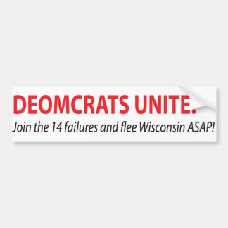Democrats Unite Bumper Sticker