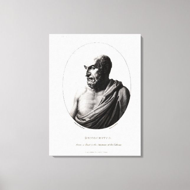 Democritus Canvas Print (Front)