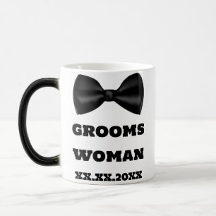 Demoiselle d'honneur Nom Mariée Femme Mugs de mari