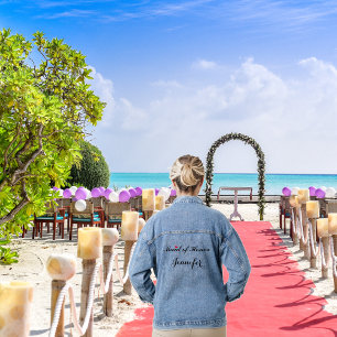 Demoiselle d'honneur personnalisée pour l'enterrem