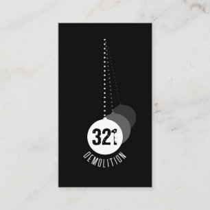 Demolition Expert Business Card