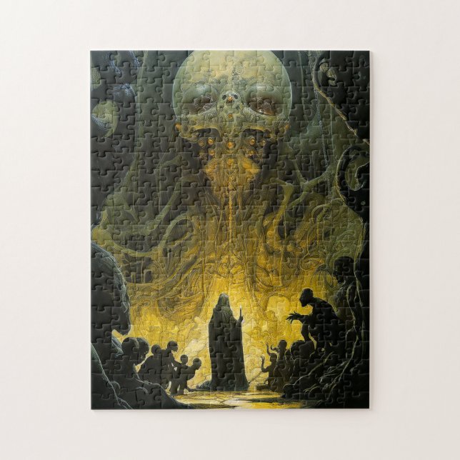 Demon Alien Underworld Creature Jigsaw Puzzle (Vertical)