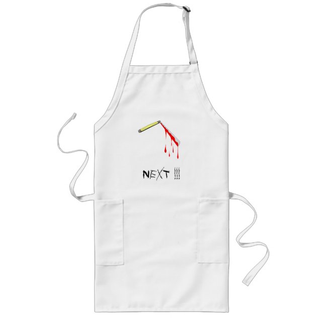 demon barber, NEXT !!! Long Apron (Front)