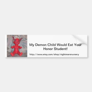 Demon Child Bumper Sticker