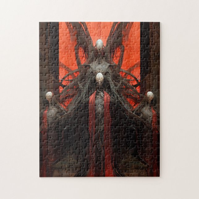 Demon Creatures Dark Fantasy Horror Jigsaw Puzzle (Vertical)