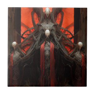 Demon Creatures Dark Fantasy Horror Tile