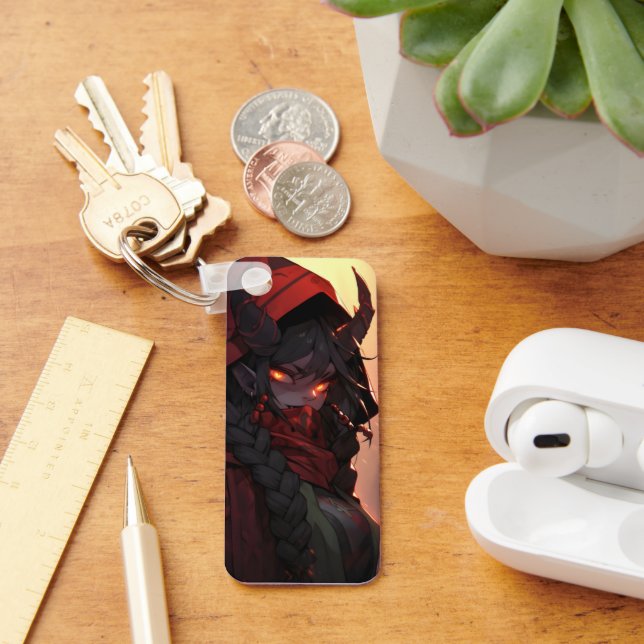 Demon Girl Anime Keychain (Desk)