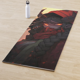 Demon Girl Anime Yoga Mat