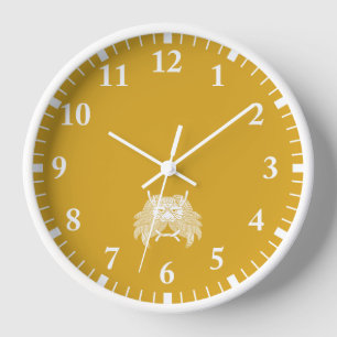 Demon helmet clock