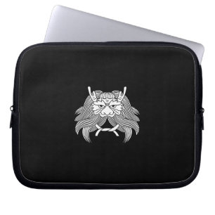 Demon helmet laptop sleeve