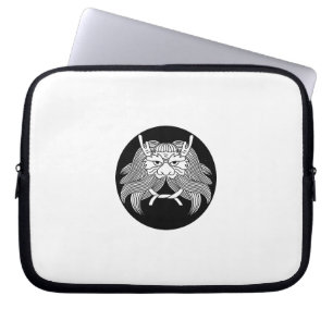 Demon helmet laptop sleeve
