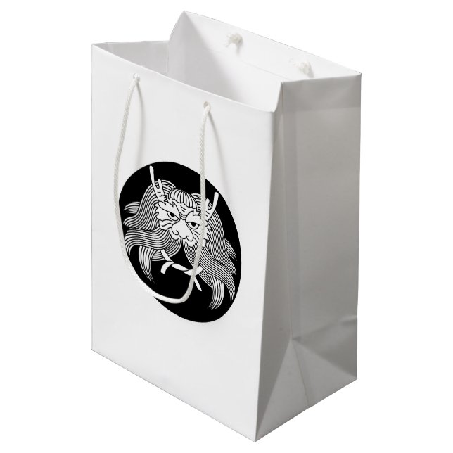 Demon helmet medium gift bag (Front Angled)