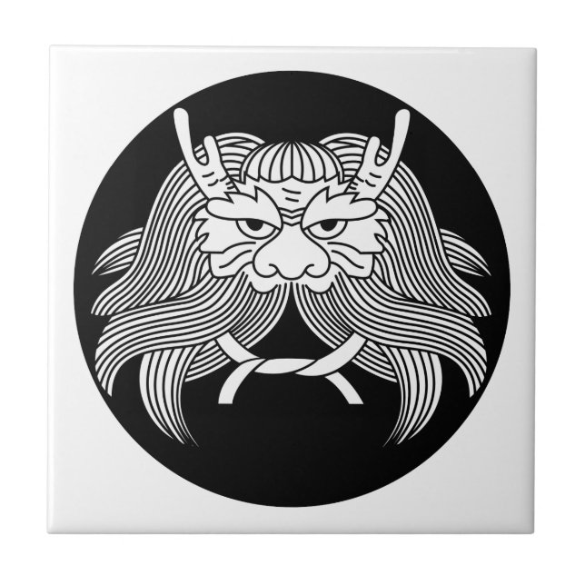 Demon helmet tile (Front)