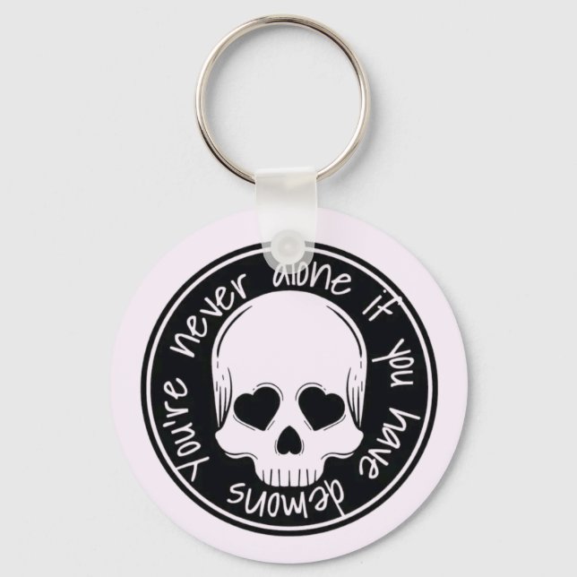 Demon-Inspired Keychain for the Dark Soul (Front)