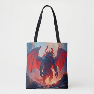Demon King: Eternal Dragon Shadow Art Tote Bag