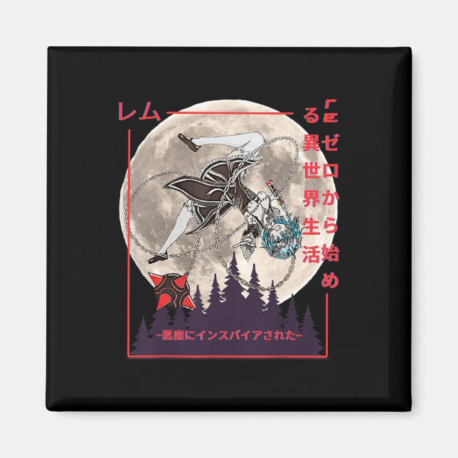 Demon Maid Japanese Anime Manga Style  Magnet (Front)