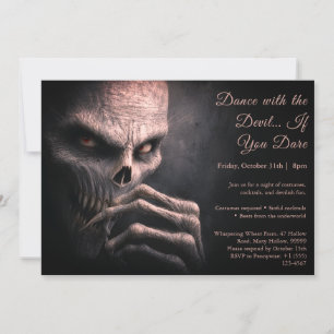 Demon Night Halloween Costume Fête Invitation