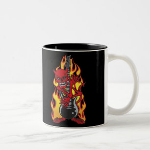 Demon of Rock Two-Tone Coffee Mug