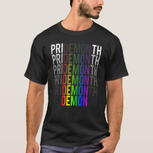 Demon Pride Month LGBT Gay Pride Month Transgender T-Shirt