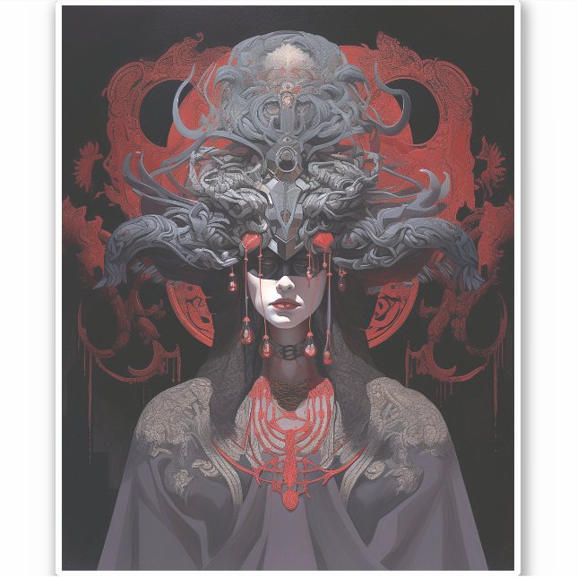 Demon Queen Fantasy Art (Front)