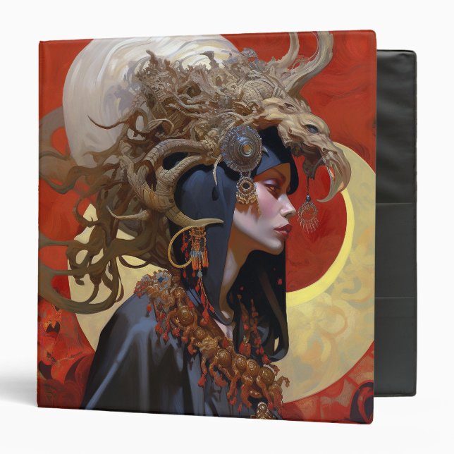 Demon Queen Fantasy Art Binder (Front/Inside)
