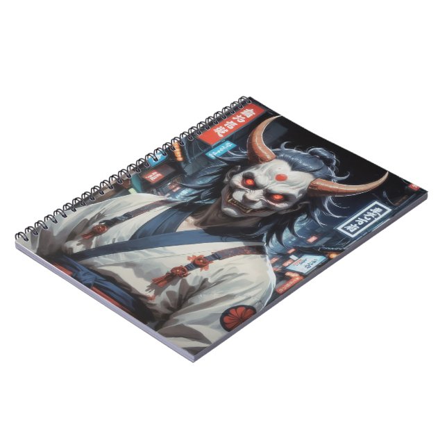 Demon Samurai Notebook (Left Side)