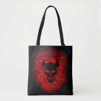 Demon Skull Amazing Demon Boy Tote Bag
