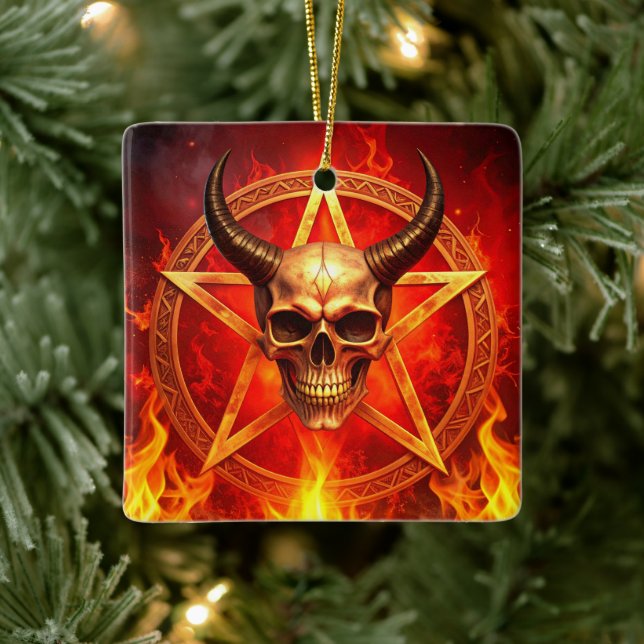 Demon Skull Ornament (Tree)