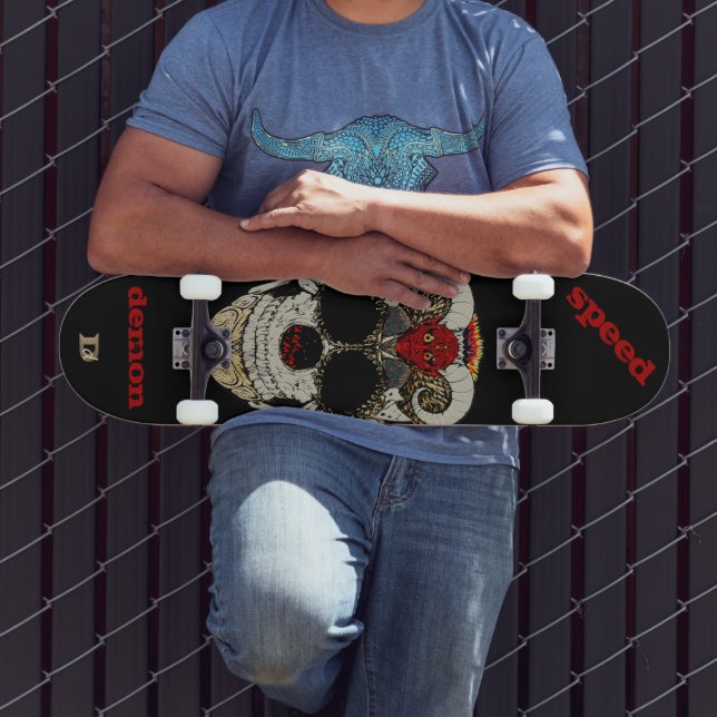 Demon Skull Speed Demon Dd Brand Skateboard (Outdoor 3)