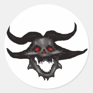 Demon Skull Stickers