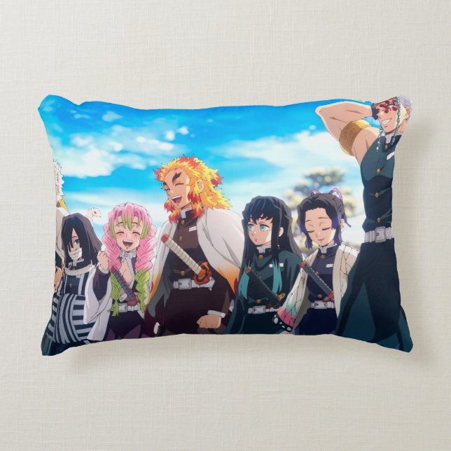 Demon slayer accent pillow (Front)