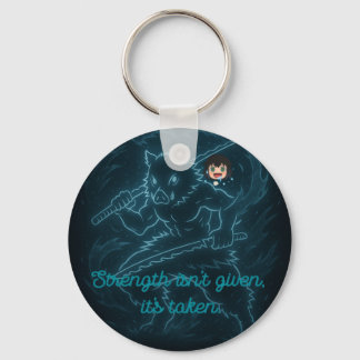 Demon Slayer Inosuke inspired Keychain