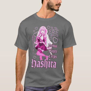 Demon Slayer Kimetsu no Yaiba Mitsuri Kanroji Pink T-Shirt