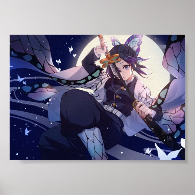 Demon Slayer  Kimetsu No Yaiba  Shinobu Poster (Front)