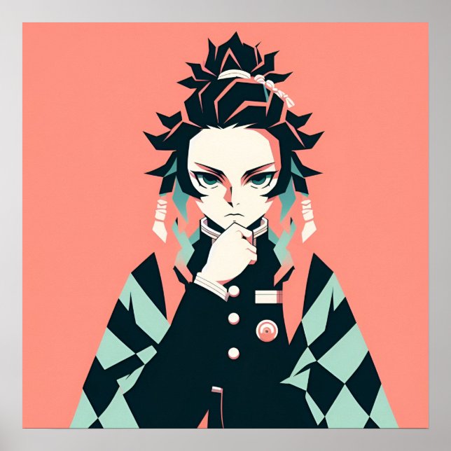 Demon Slayer Tanjiro Poster (Front)