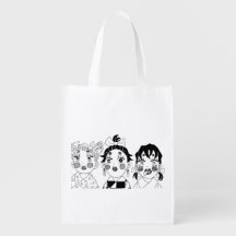 Demon Slayer Tote Bag – Inosuke, Tanjiro & Zenitsu