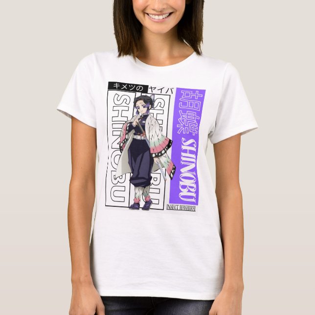 Demon Slayers-Shinobu Kocho  T-Shirt (Front)