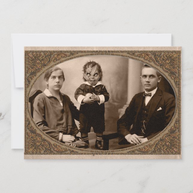 Demon Spawn Family Halloween Party Invitation (Front)