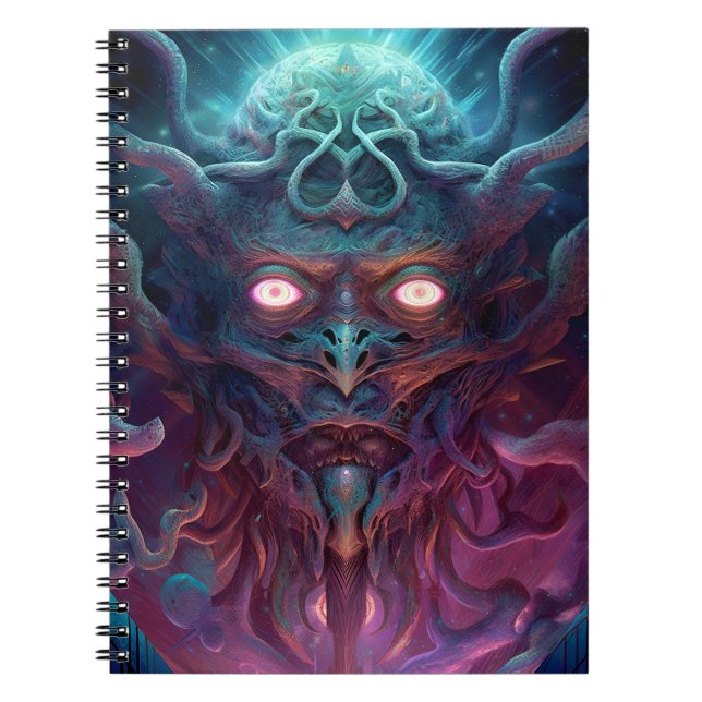 Demon Surreal Dark Fantasy Art Notebook (Front)
