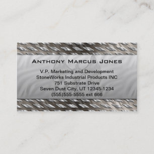 Demon Wings Fake Metal Print Business Cards