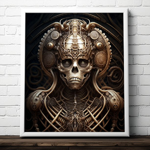 Demon Woman Monster Horror Art Poster