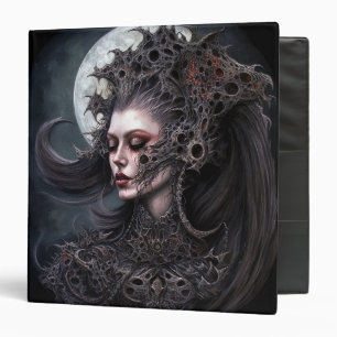 Demon Woman Queen Dark Fantasy Art Binder