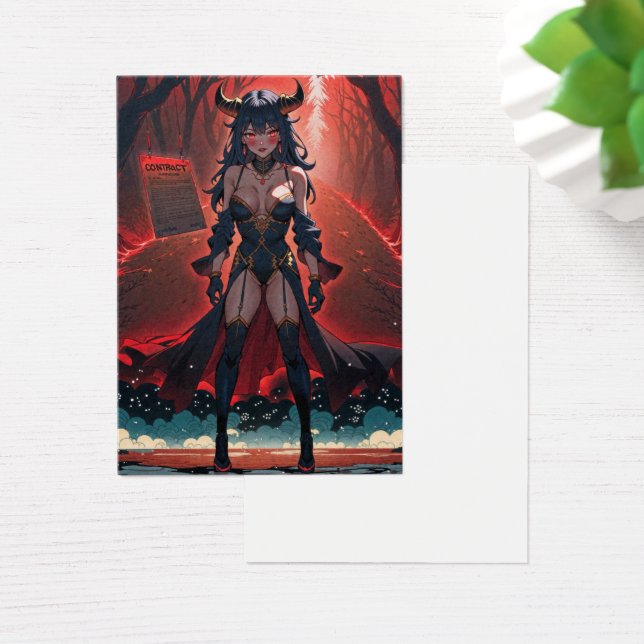 Demoness with Contact at Crossroads, Anime Demon (Desk)