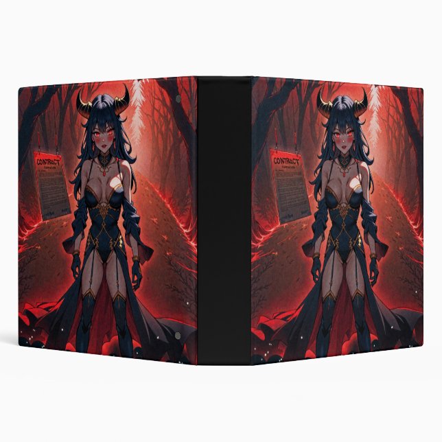 Demoness with Contact at Crossroads, Anime Demon Binder (Background)
